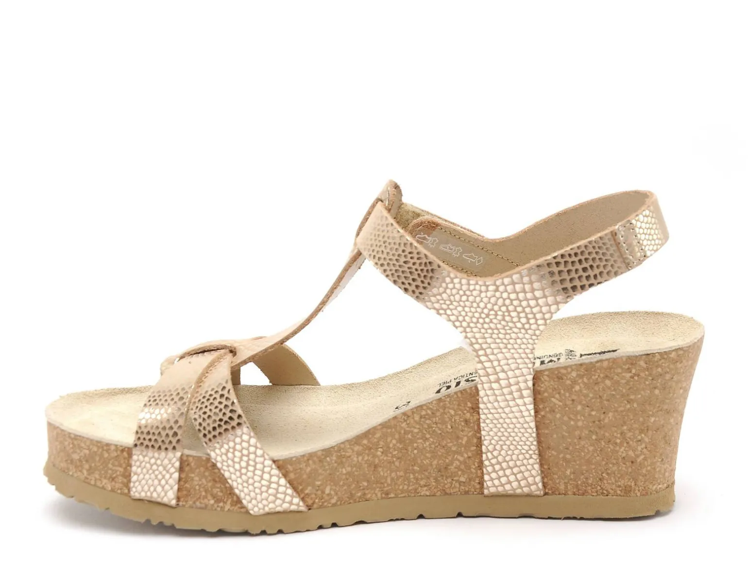 Mephisto 2824P5141929 LIVIANE HAVANA Or Sandales à Talons Femme