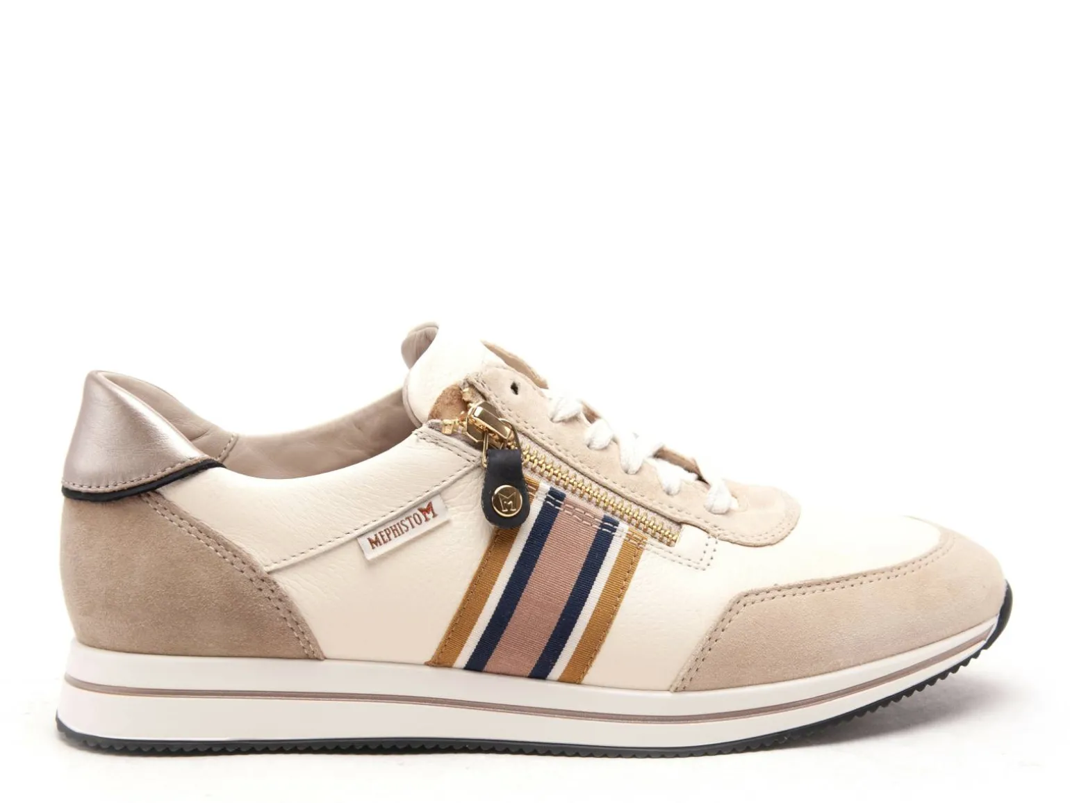 Mephisto 186 P5148990 LUCILLE Beige Baskets Basses Femme
