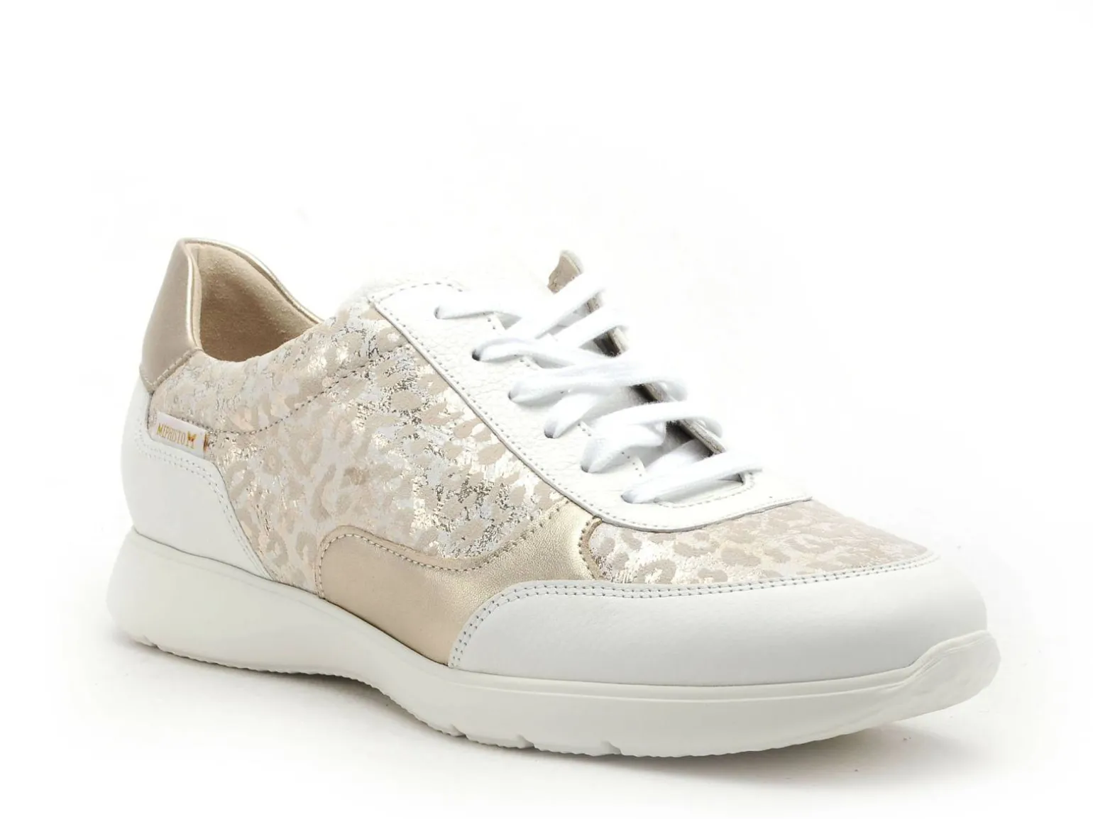 Mephisto 7100P5147581 MENDY Or Baskets Basses Femme