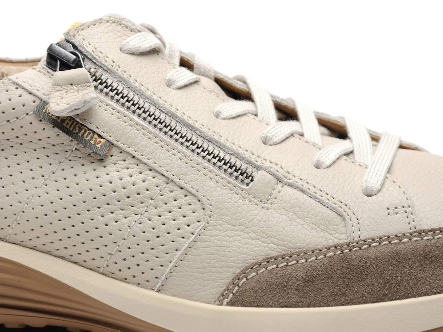 Mephisto 6775P5145102 SACCO Beige Baskets Basses Homme