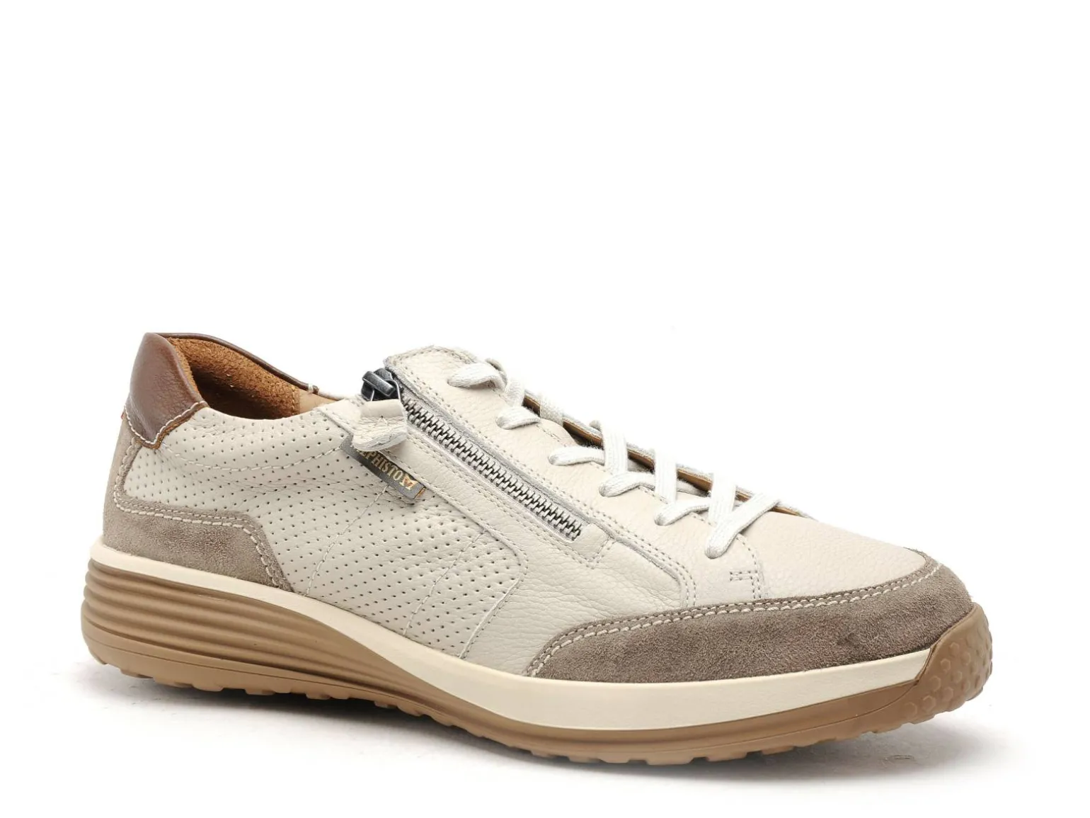 Mephisto 6775P5145102 SACCO Beige Baskets Basses Homme