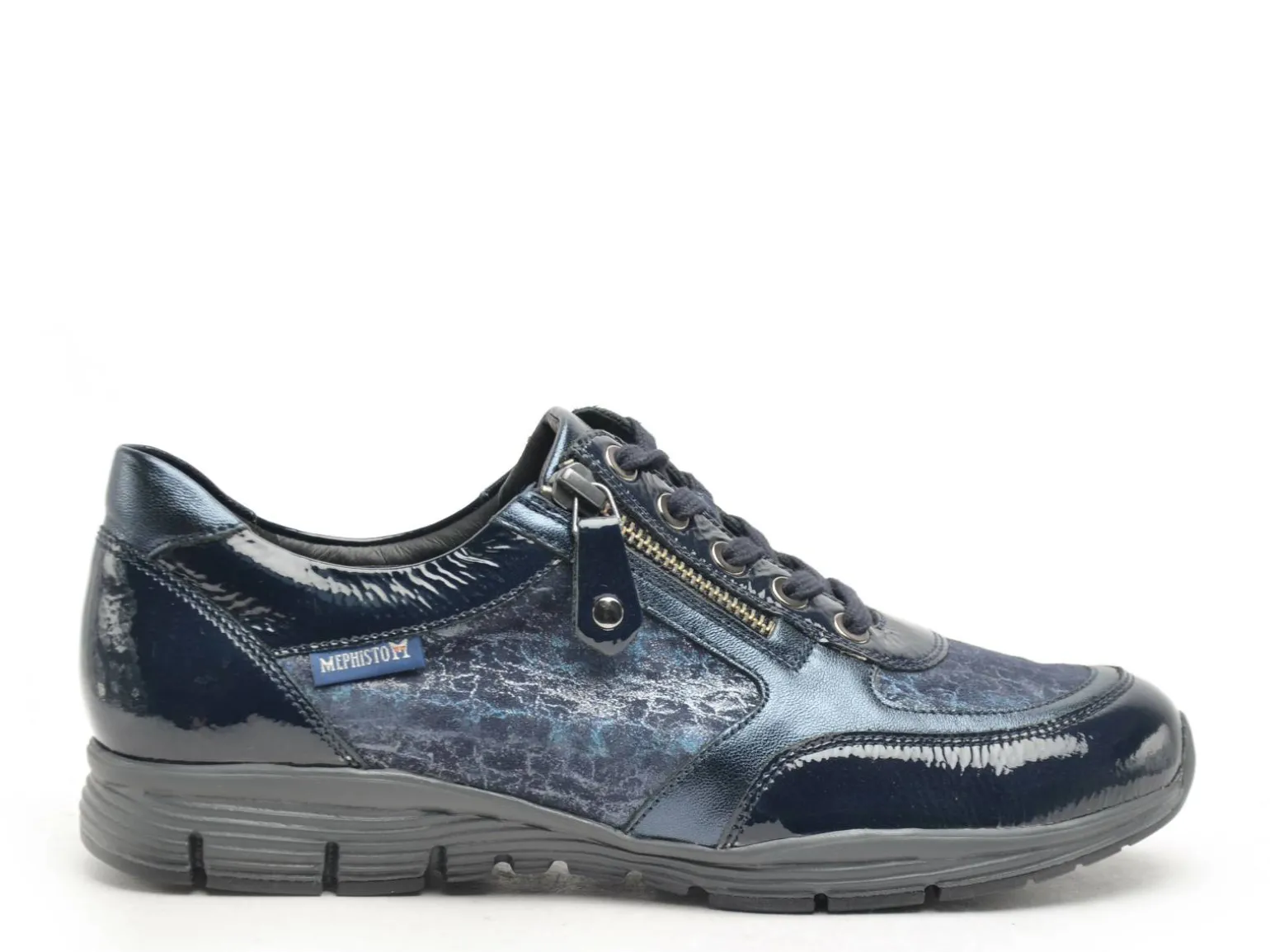 Mephisto YLONA Bleu Baskets Basses Femme