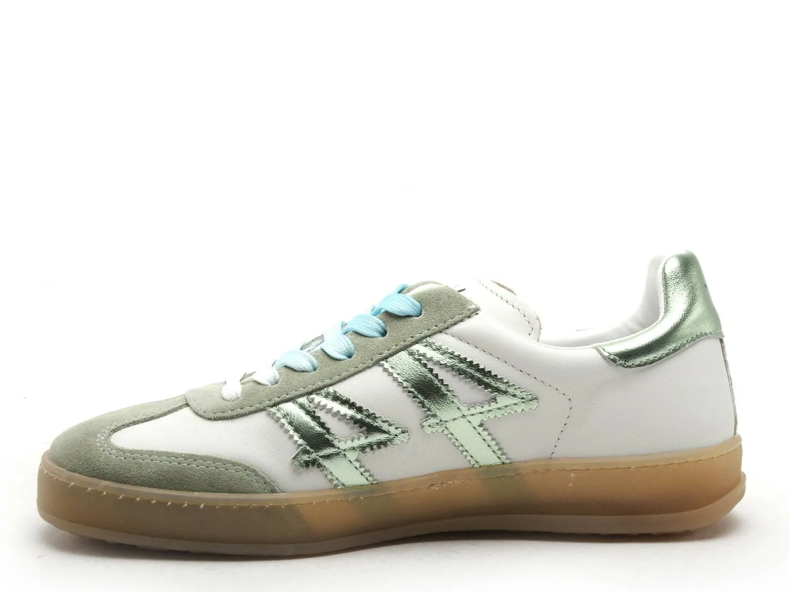 Metisse W UP44 Vert Baskets Basses Femme