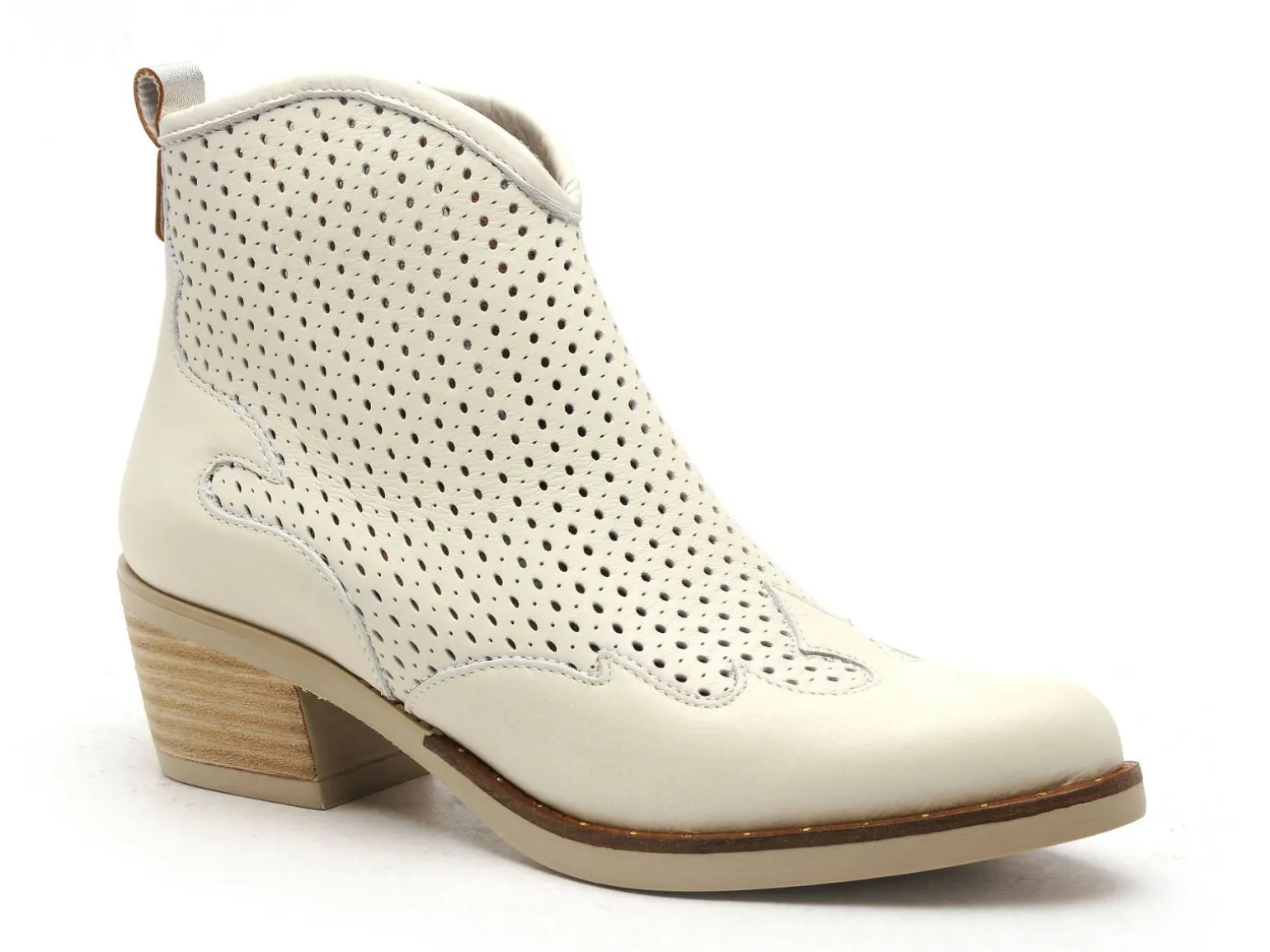 Minka ASIATO Blanc Boots et Bottines à Talons Femme