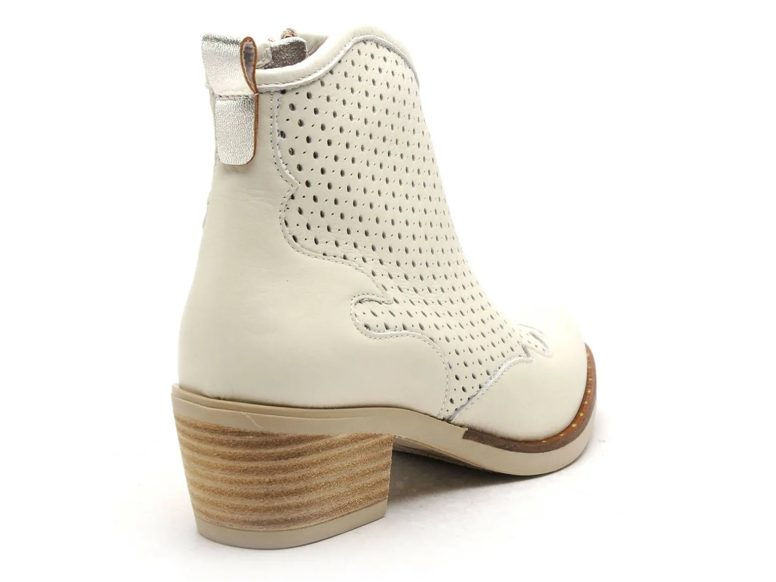 Minka ASIATO Blanc Boots et Bottines à Talons Femme