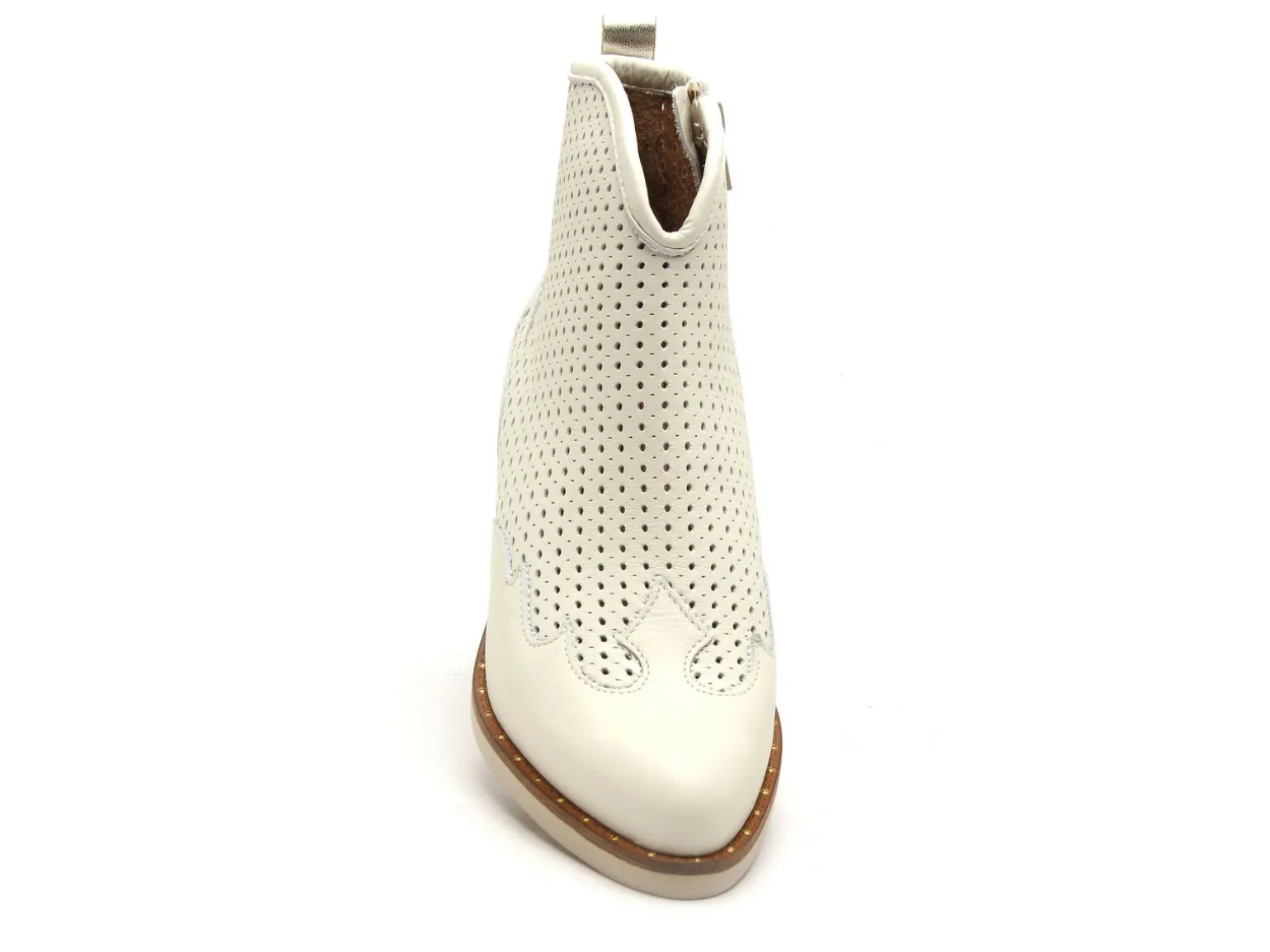 Minka ASIATO Blanc Boots et Bottines à Talons Femme