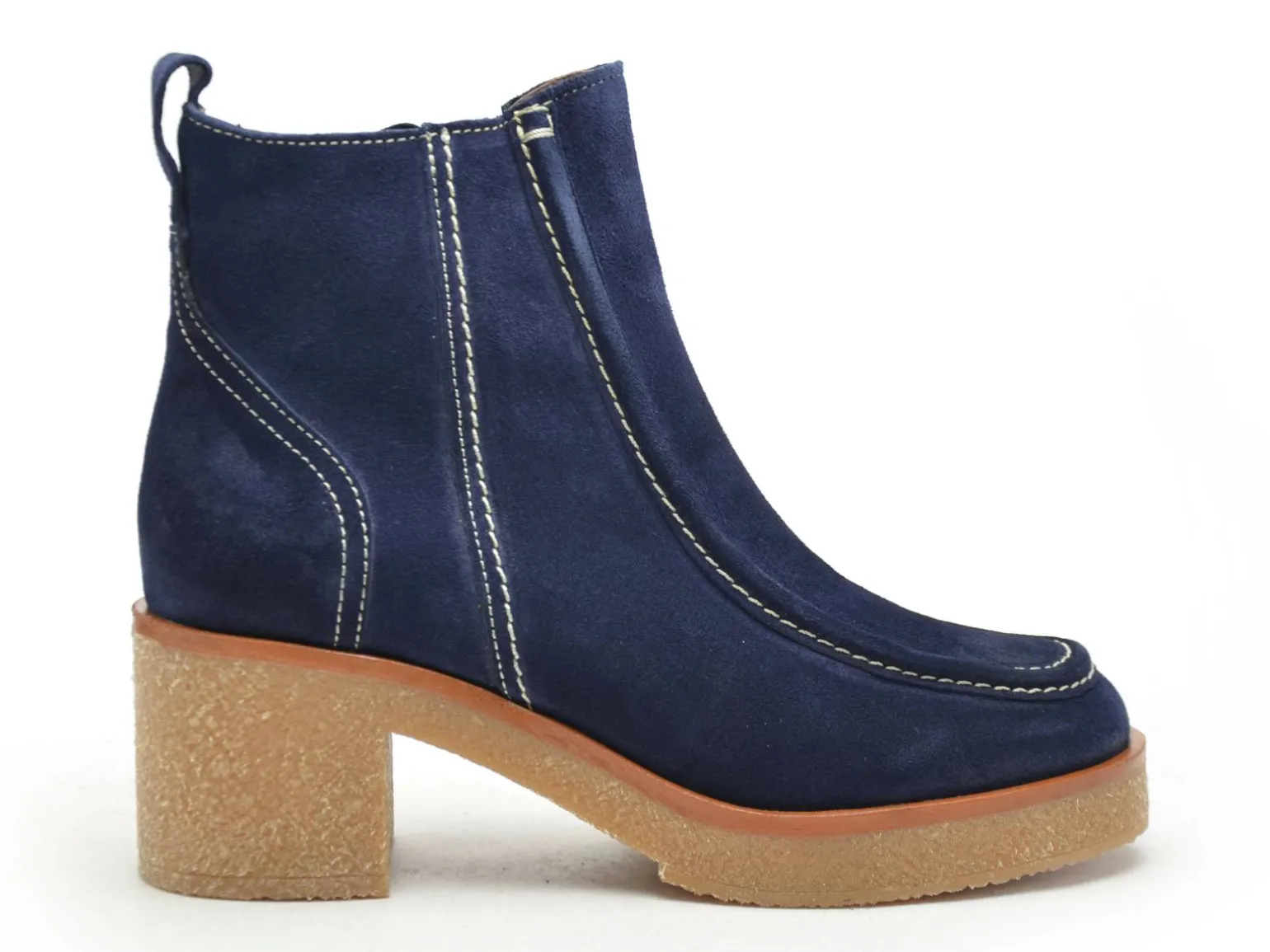 Minka BAYAN Bleu Boots et Bottines à Talons Femme