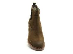Minka FAUSTINE Kaki Boots et Bottines à Talons Femme