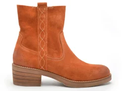 Minka LASARO Orange Boots et Bottines à Talons Femme