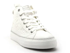 Mustang 1272502 Blanc Basket Montante Femme