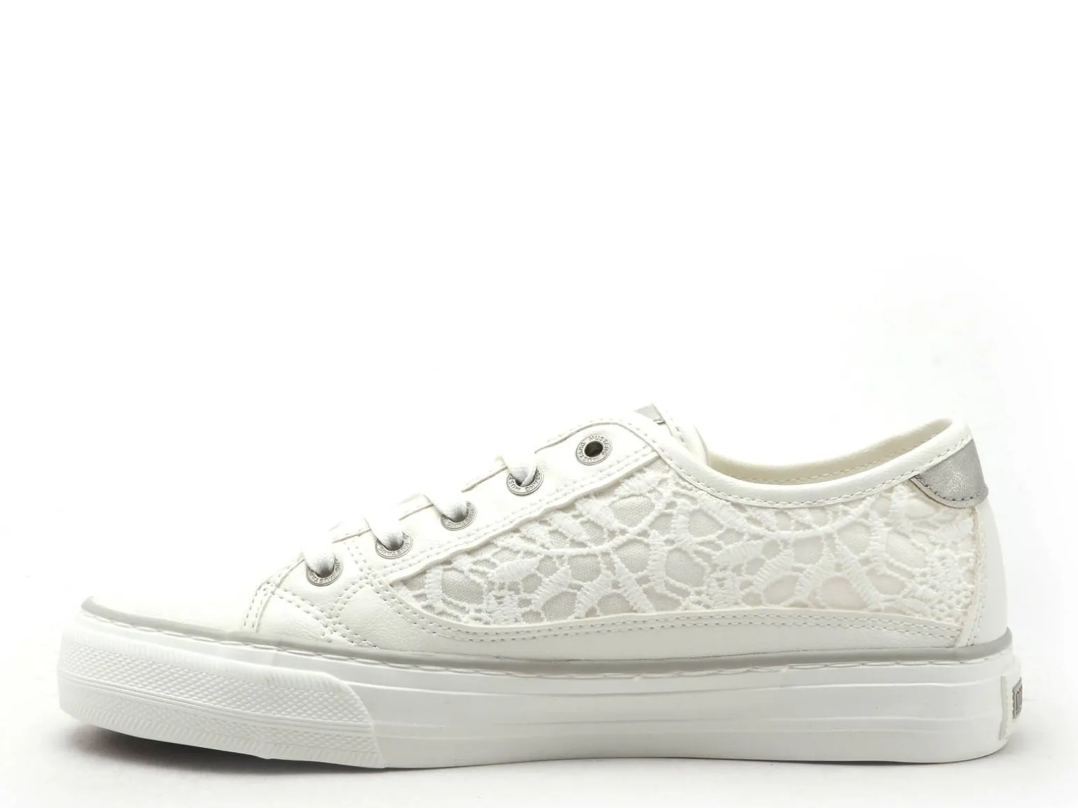 Mustang 1272309 Blanc Baskets Basses Femme