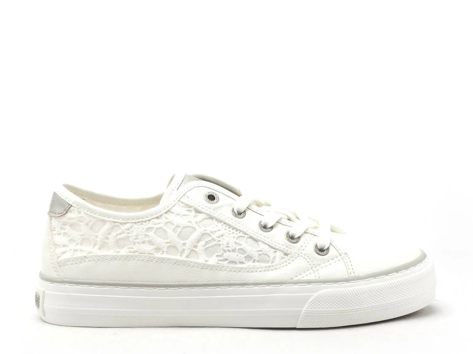 Mustang 1272309 Blanc Baskets Basses Femme