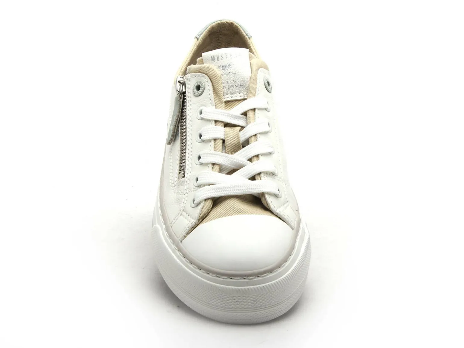 Mustang 1272310 Blanc Baskets Basses Femme