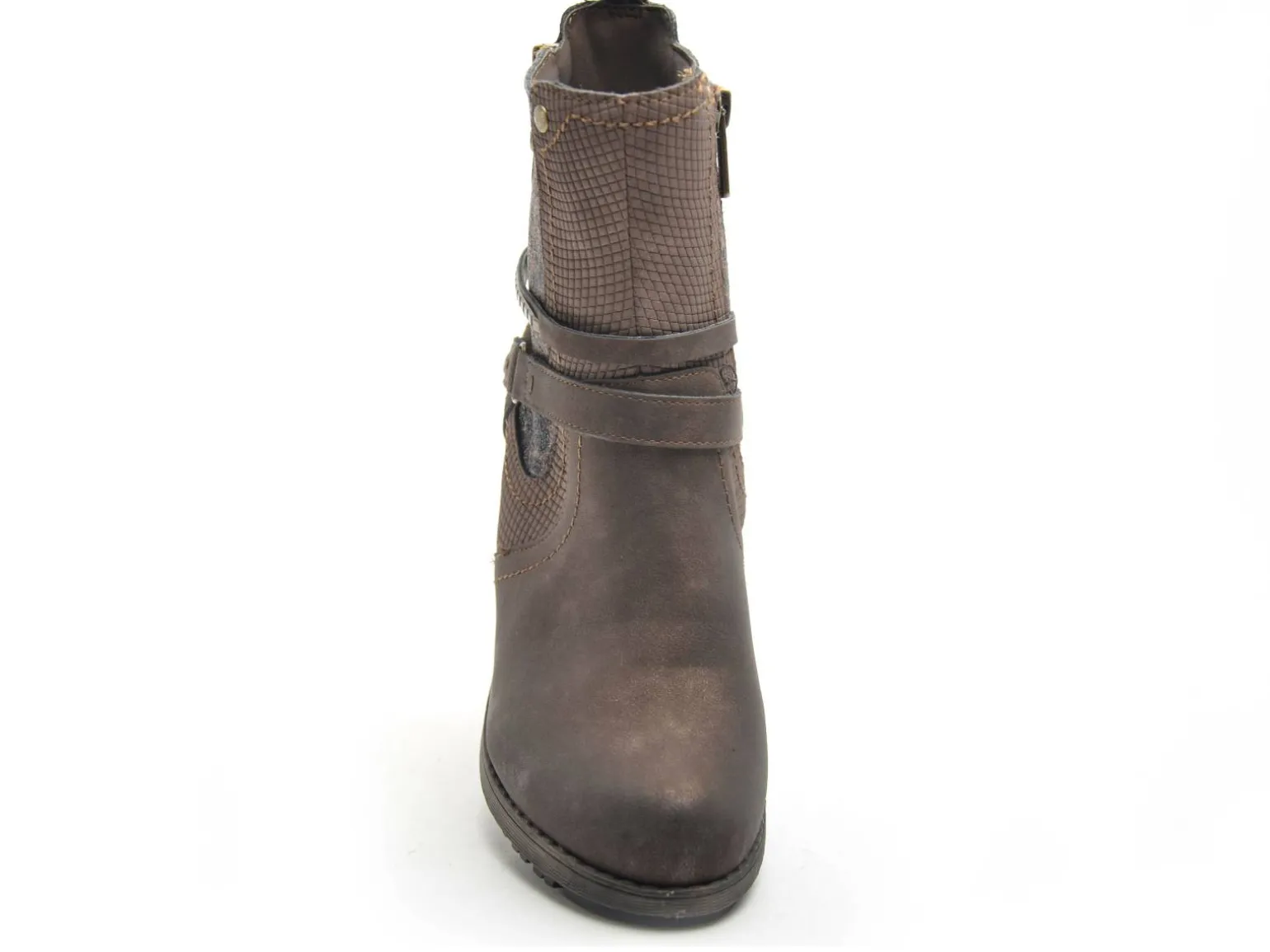 Mustang 15M0162008 Marron Boots et Bottines à Talons Femme