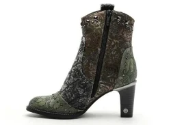 Mustang 1335505 Vert Boots et Bottines à Talons Femme