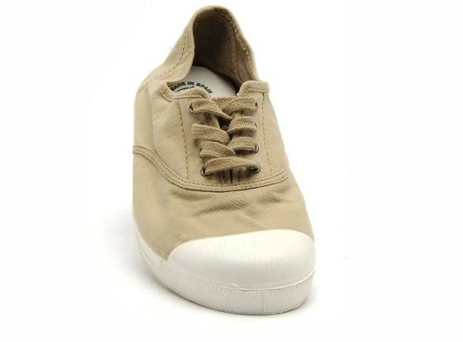 Natural World 102 Beige Baskets Basses Femme