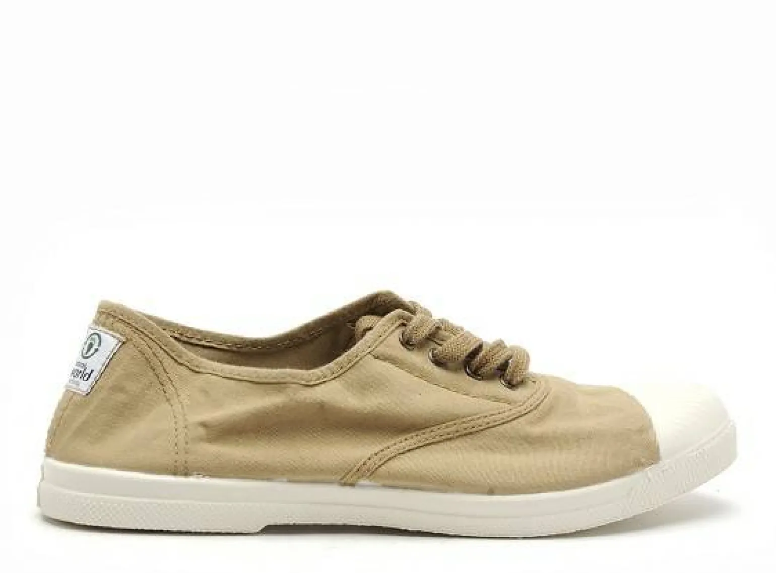 Natural World 102 Beige Baskets Basses Femme