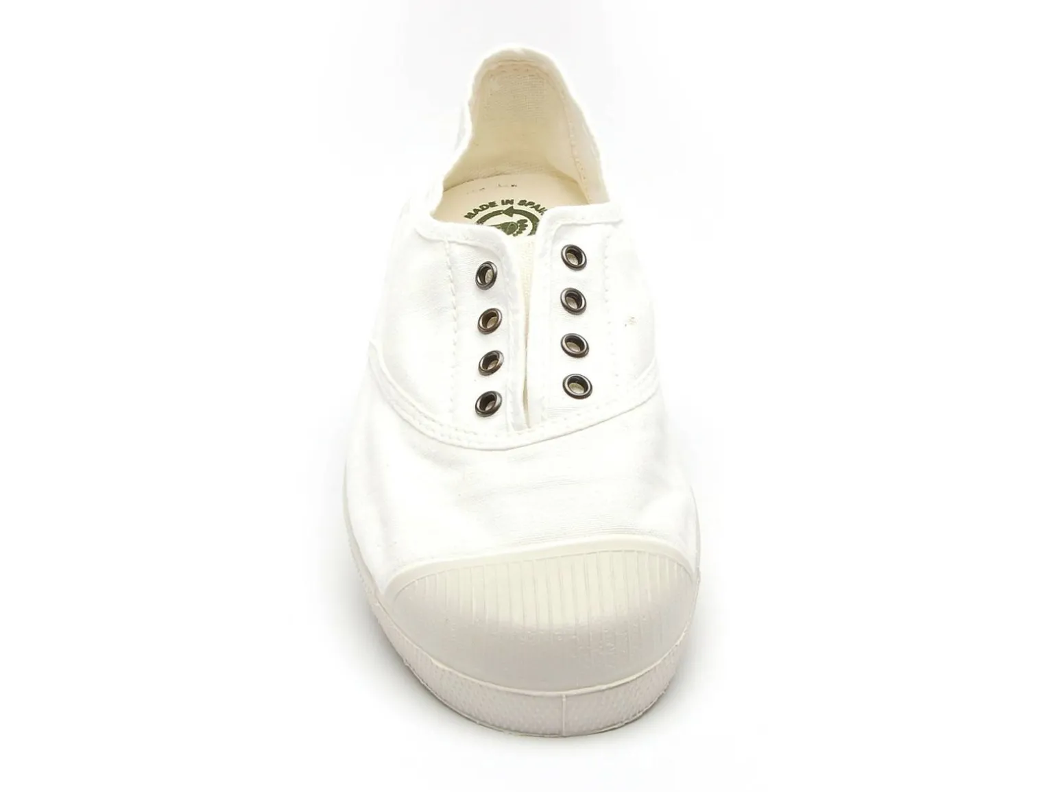 Natural World 102 Blanc Baskets Basses Femme