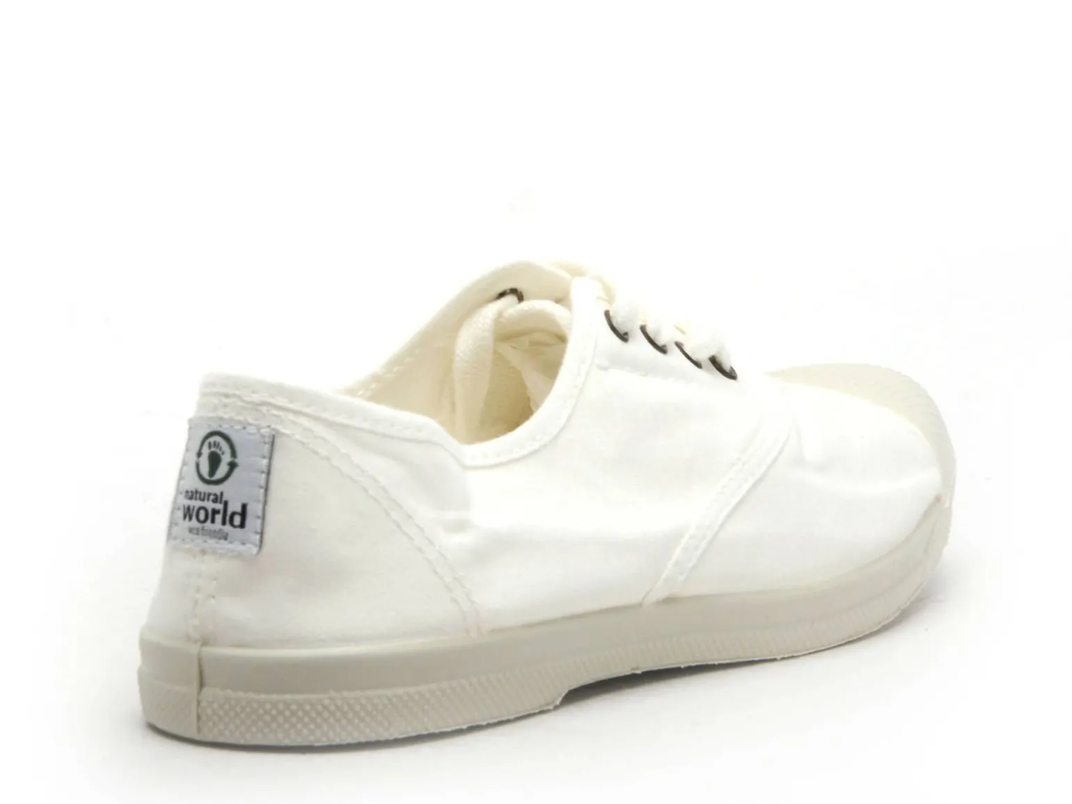 Natural World 102 Blanc Baskets Basses Femme