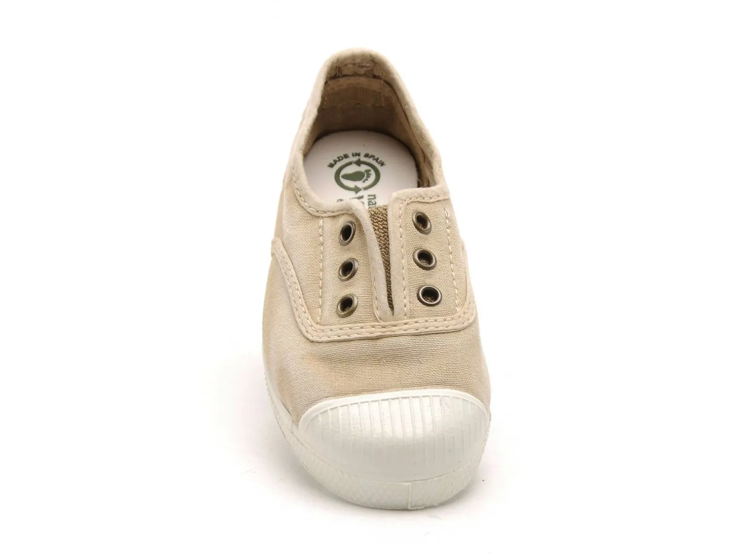Natural World 470E Beige Baskets Basses Garçon