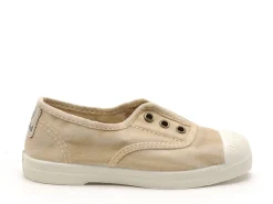 Natural World 470E Beige Baskets Basses Garçon