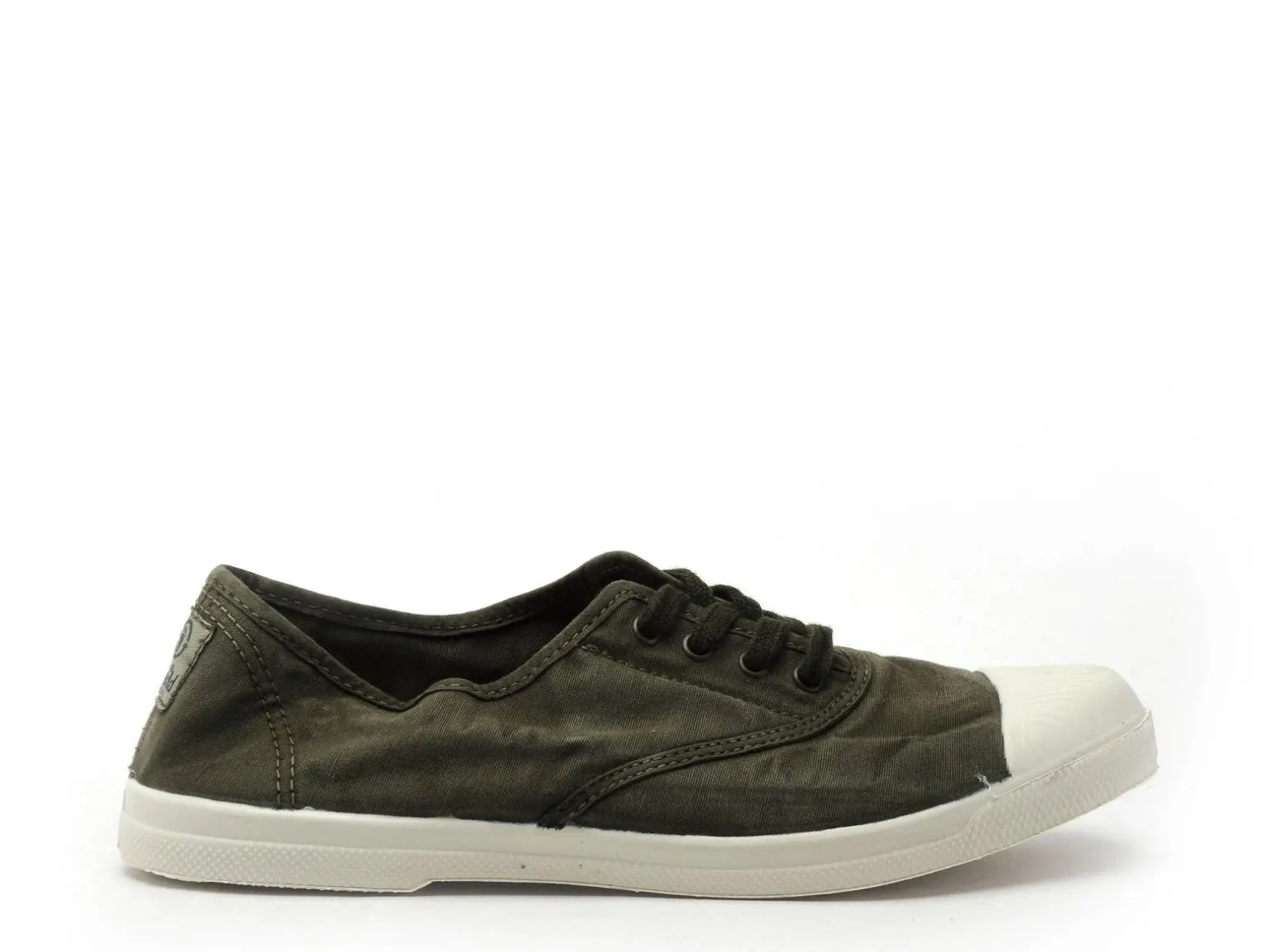 Natural World 102 Kaki Baskets Basses Femme