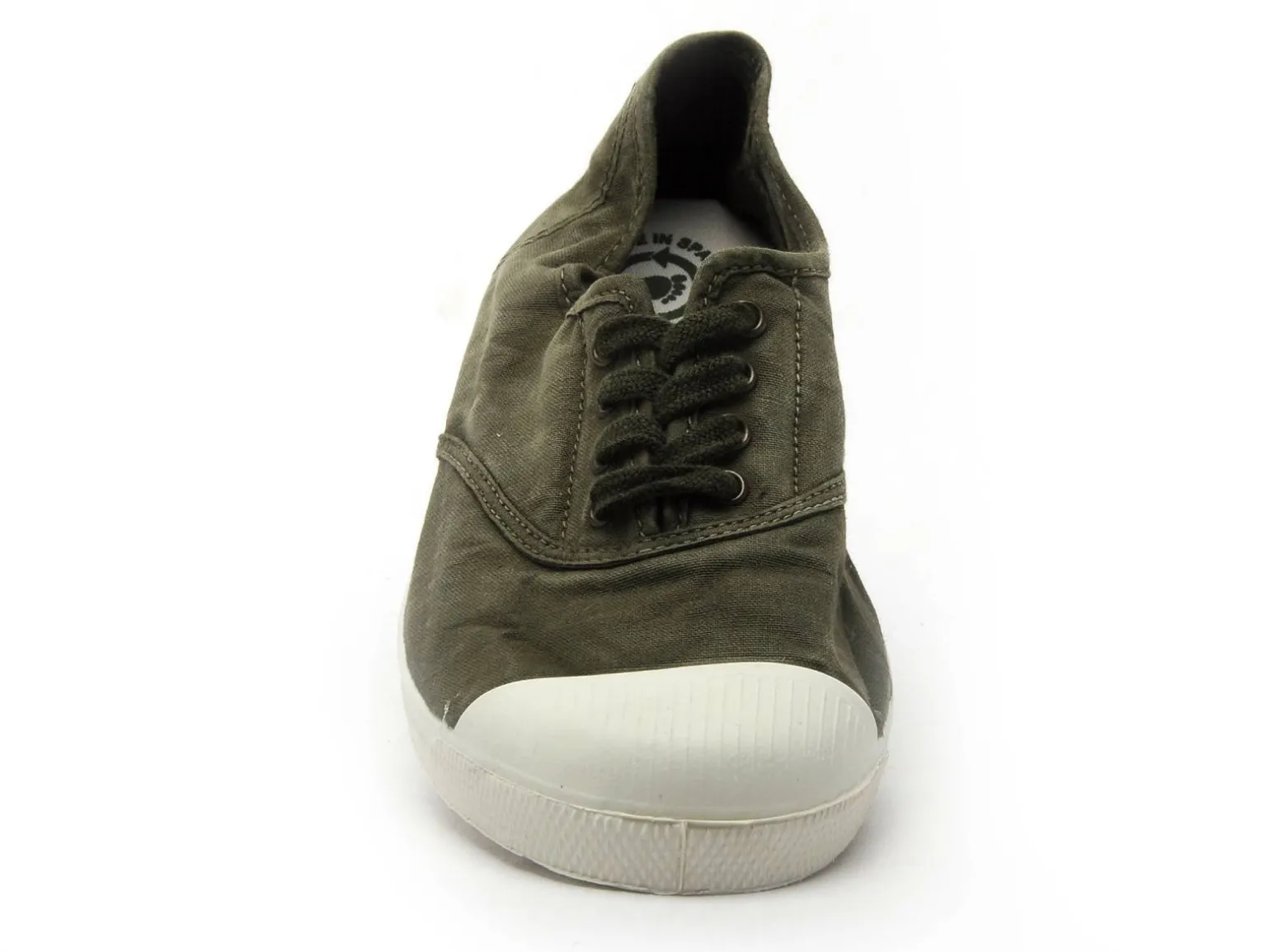 Natural World 102 Kaki Baskets Basses Femme