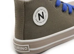 Naturino YLFAS. CANVAS WAXED Kaki Baskets Montantes Garçon
