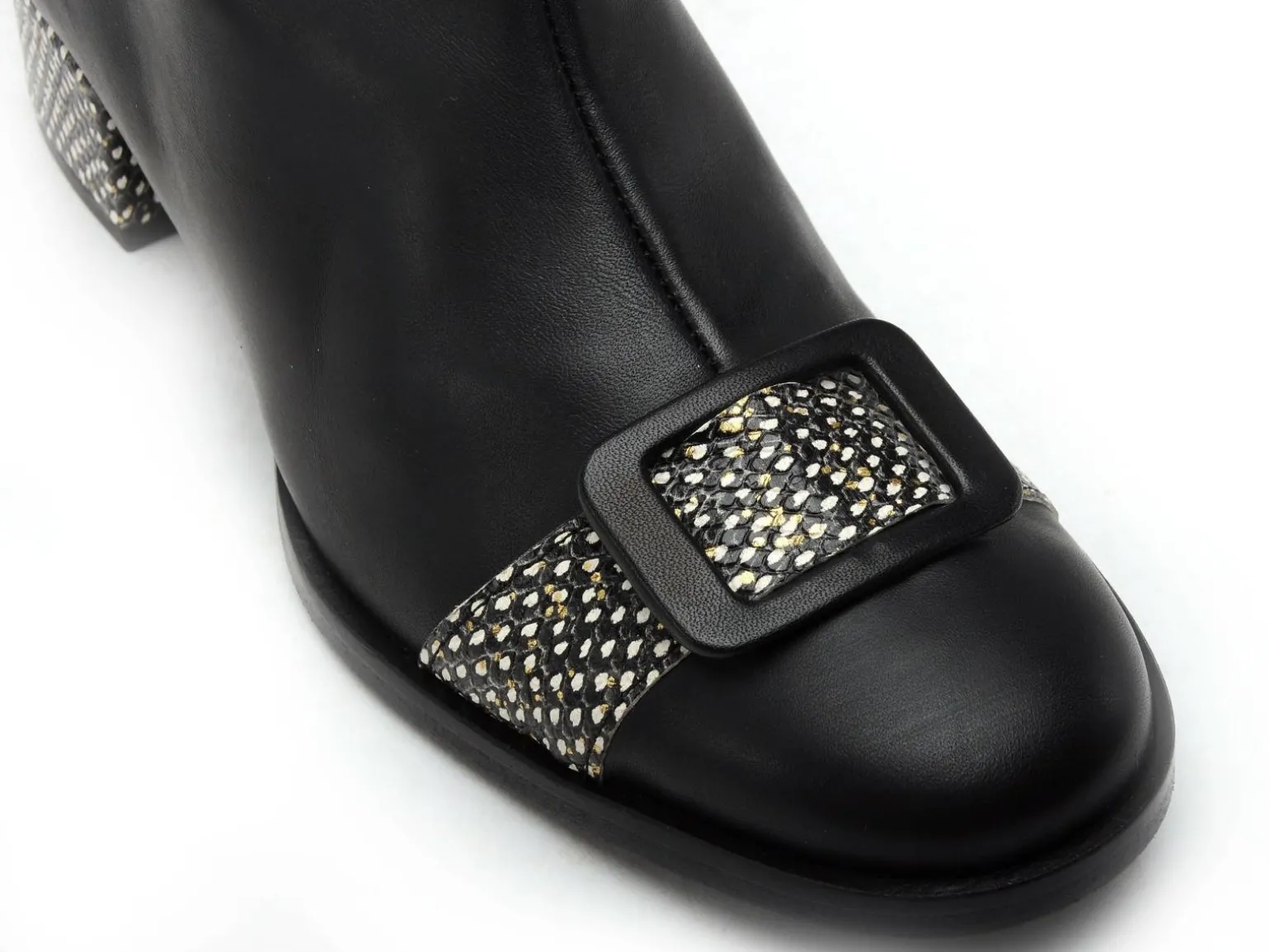 Nemonic 2345 Noir Bottines femme Boots et Bottines à Talons Femme