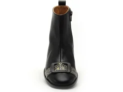 Nemonic 2345 Noir Bottines femme Boots et Bottines à Talons Femme