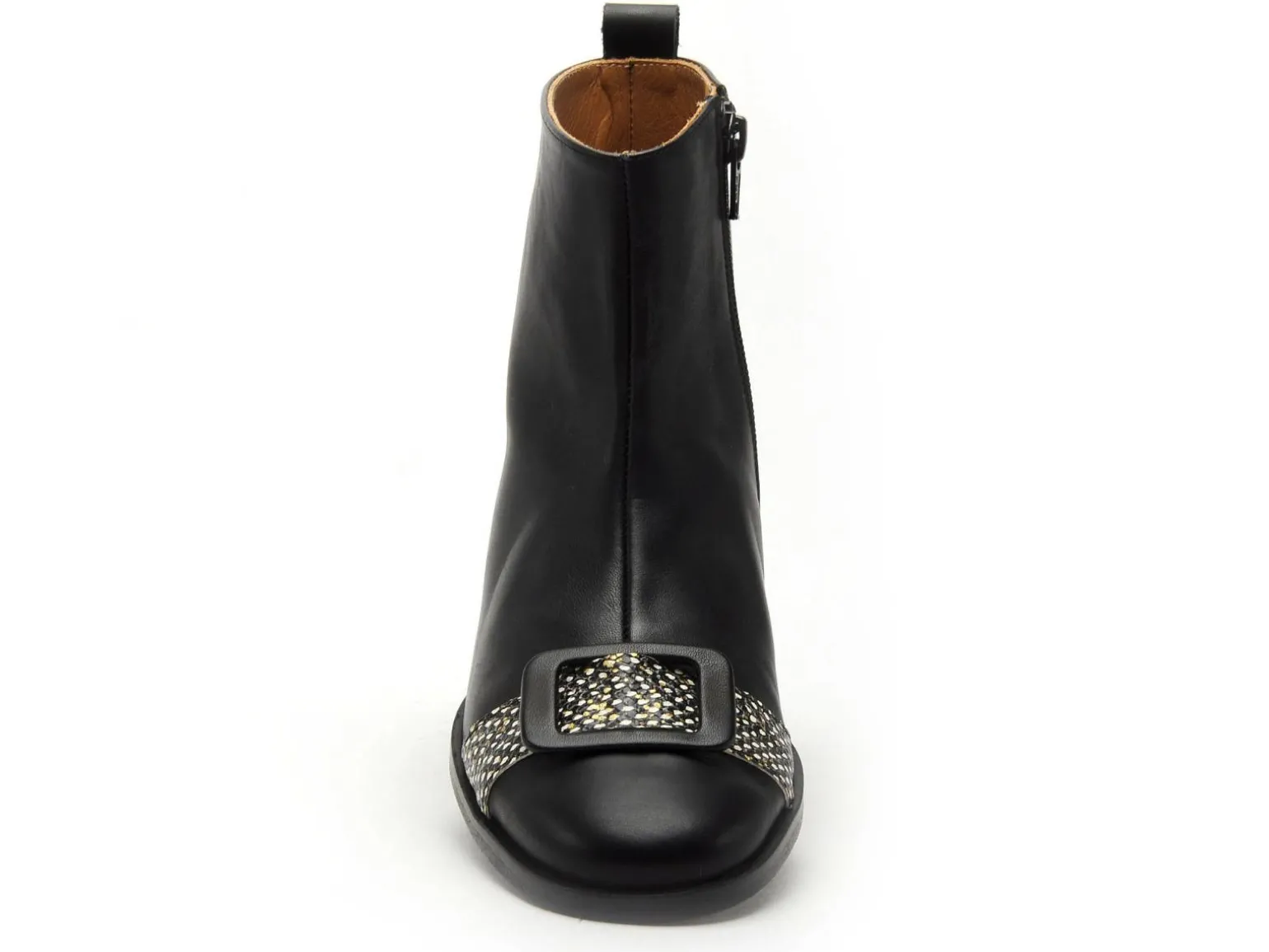 Nemonic 2345 Noir Bottines femme Boots et Bottines à Talons Femme