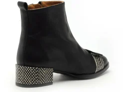 Nemonic 2345 Noir Bottines femme Boots et Bottines à Talons Femme