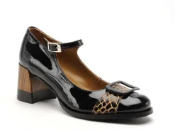 Nemonic 2332 VERNIS Noir Escarpins Femme