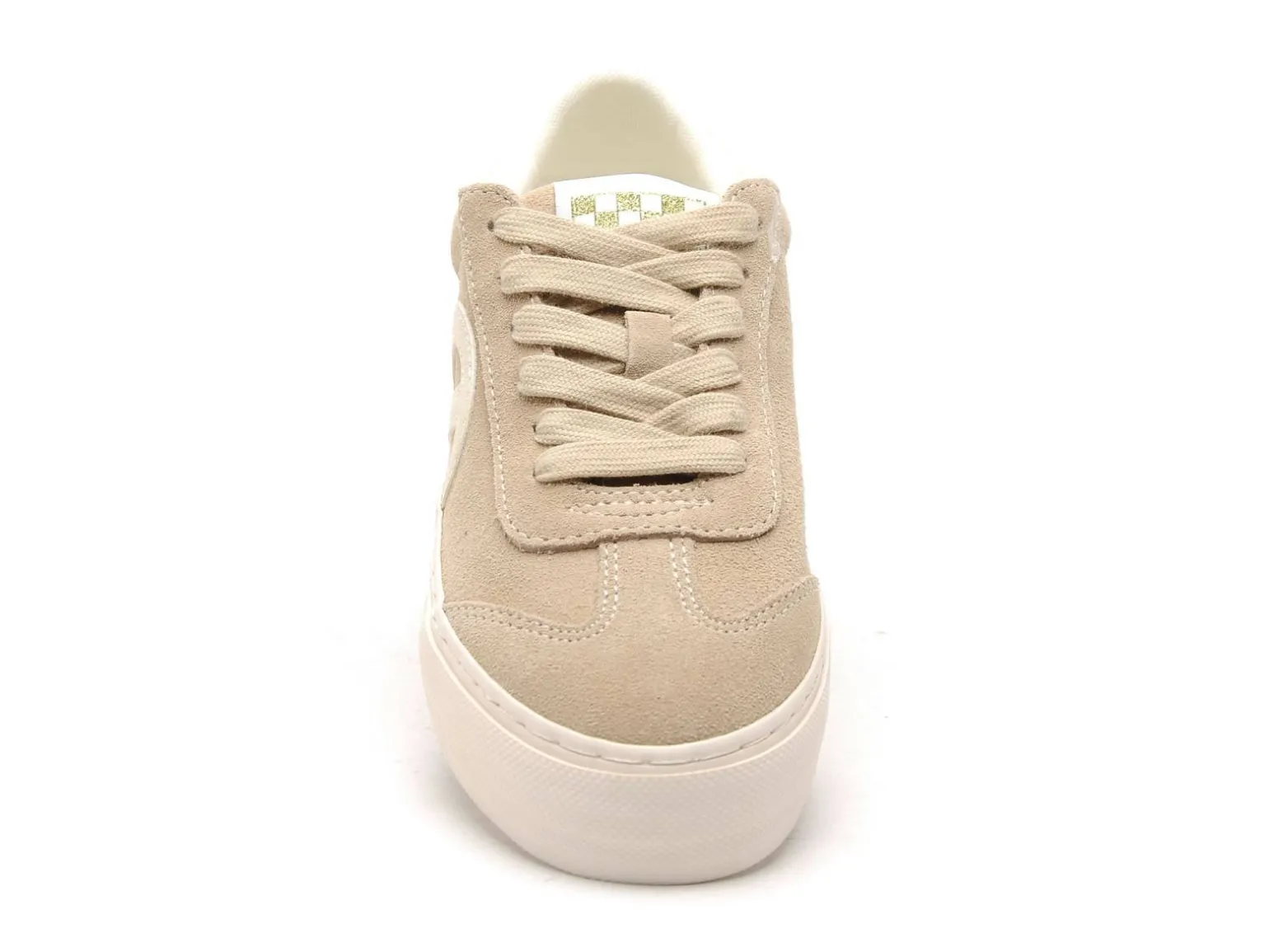No Name ARCADE TOE SIDE Beige Baskets Basses Femme