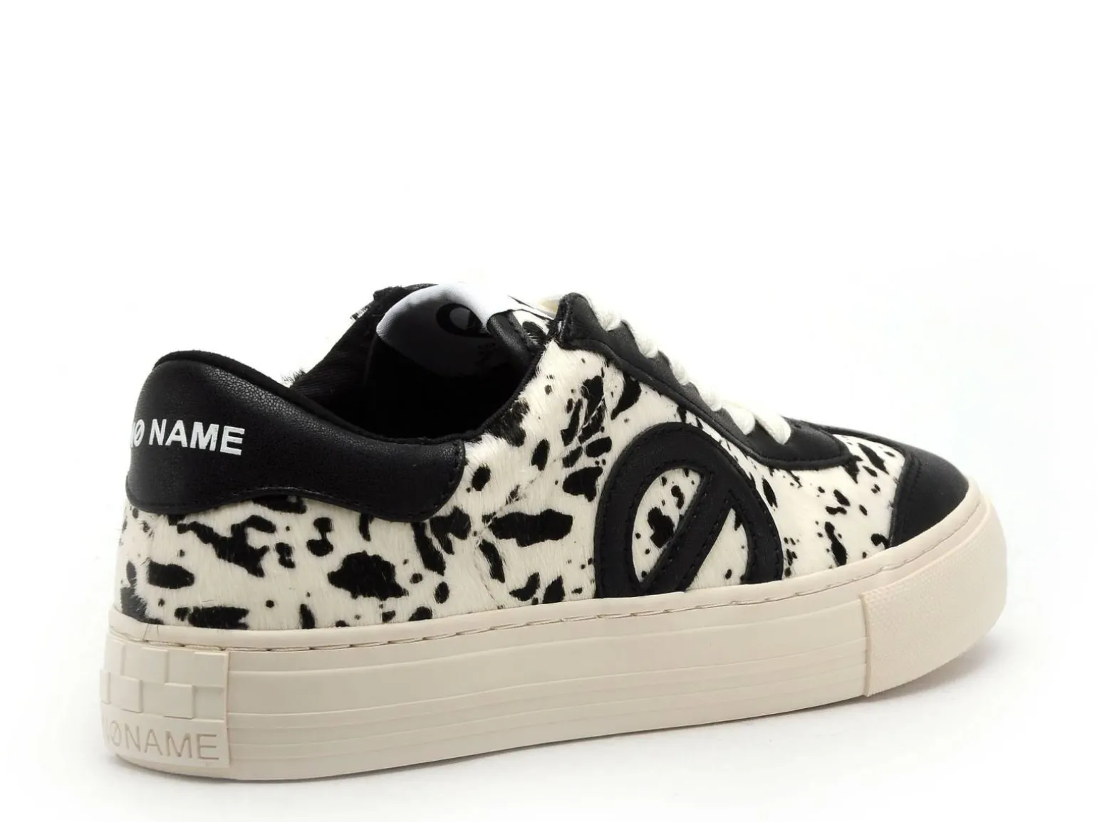 No Name Baskets ARCADE SIDE TOE PONNY Noir Baskets Basses Femme