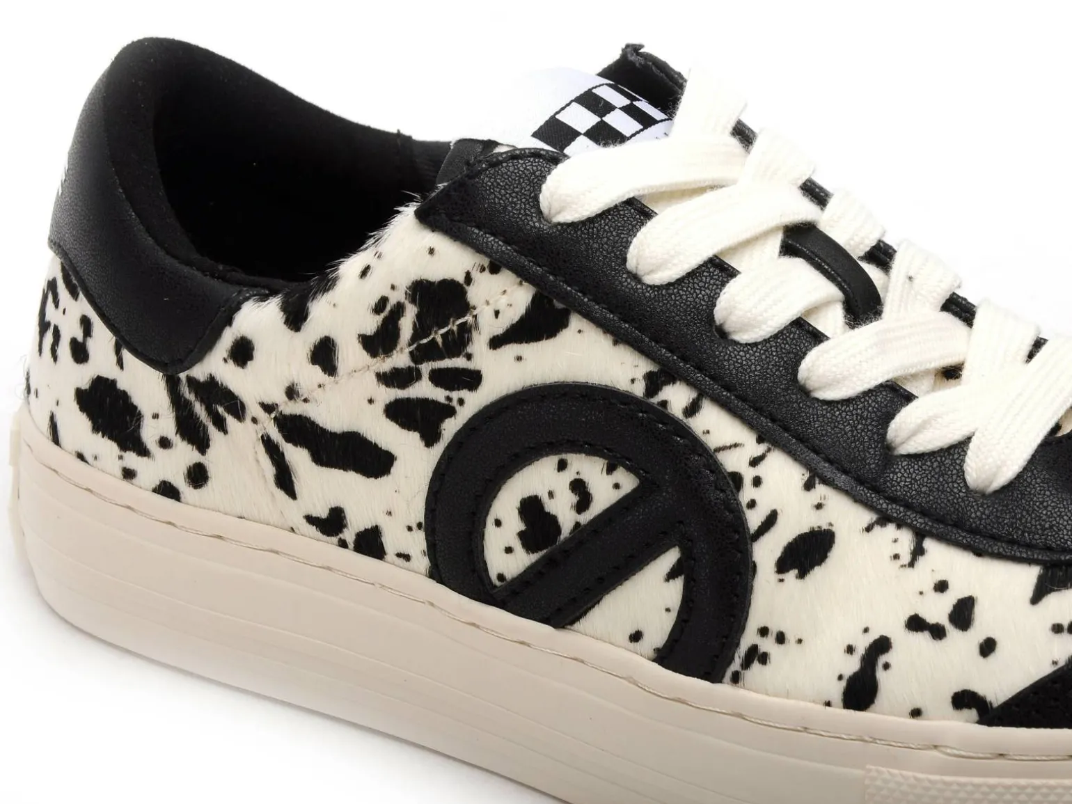 No Name Baskets ARCADE SIDE TOE PONNY Noir Baskets Basses Femme