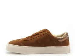 No Name Baskets ARCADE SIDE TOE SUEDE Marron Baskets Basses Femme