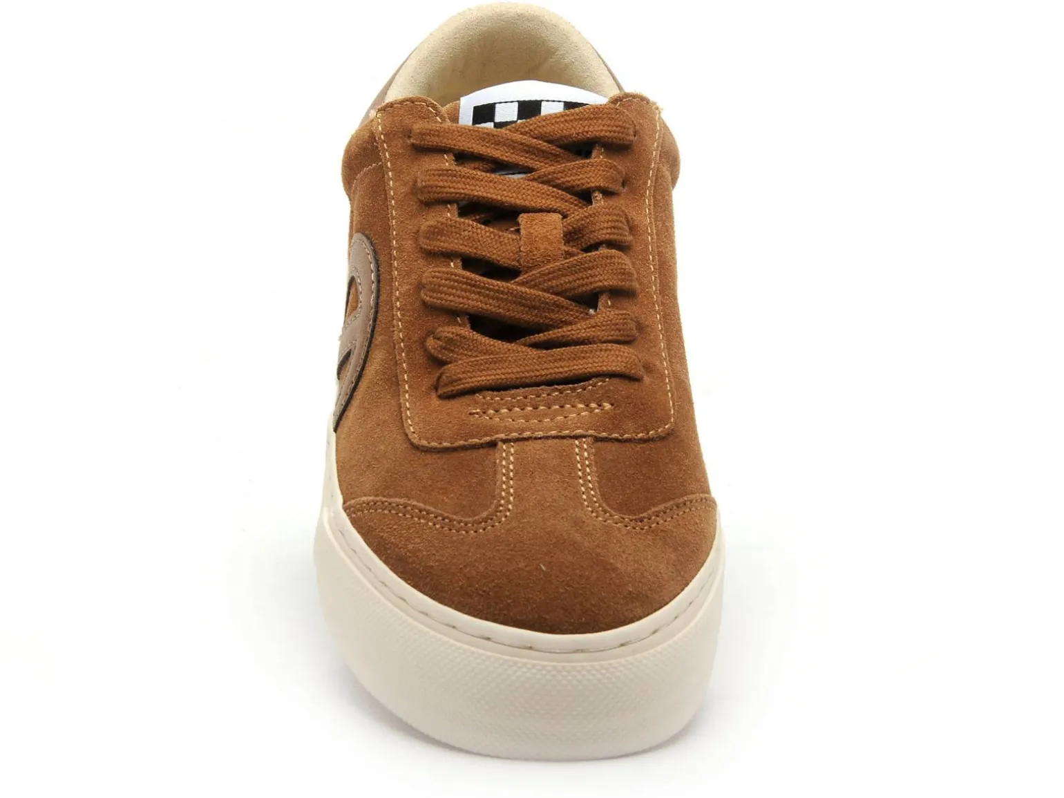 No Name Baskets ARCADE SIDE TOE SUEDE Marron Baskets Basses Femme