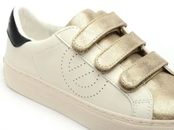 No Name Baskets ARCADE STRAPS PERFO Blanc Baskets Basses Femme
