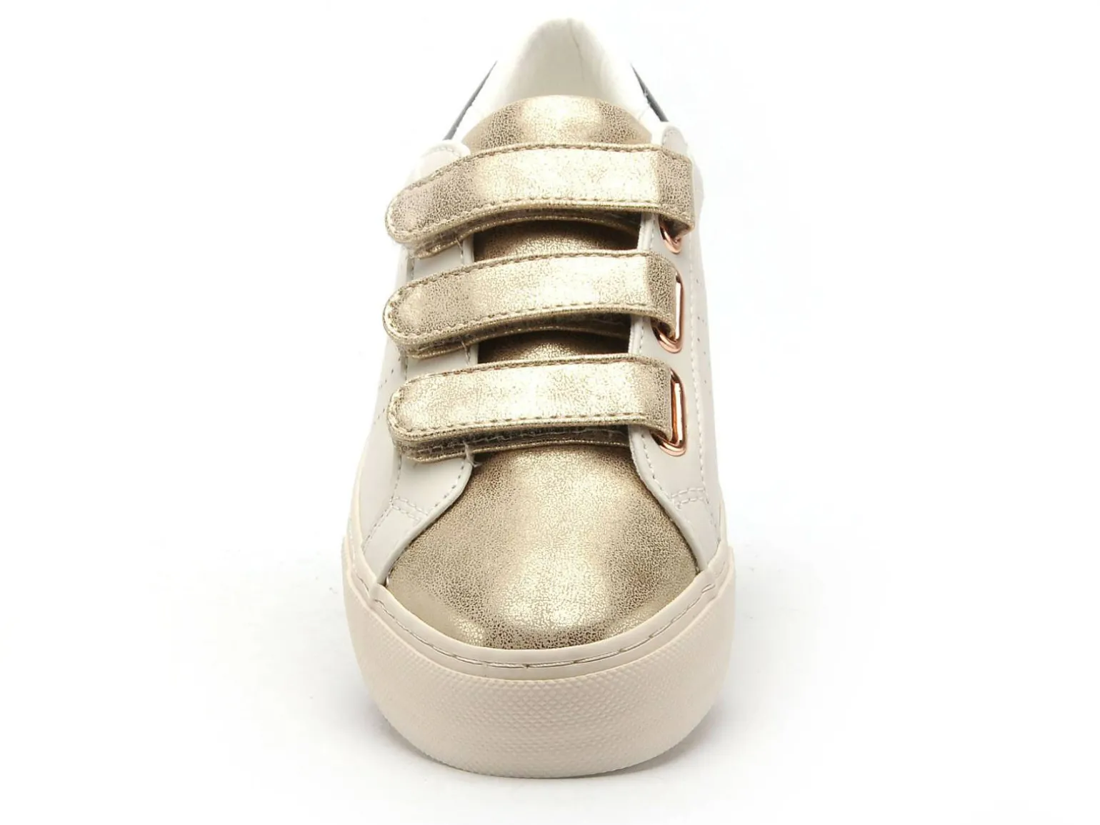 No Name Baskets ARCADE STRAPS PERFO Blanc Baskets Basses Femme