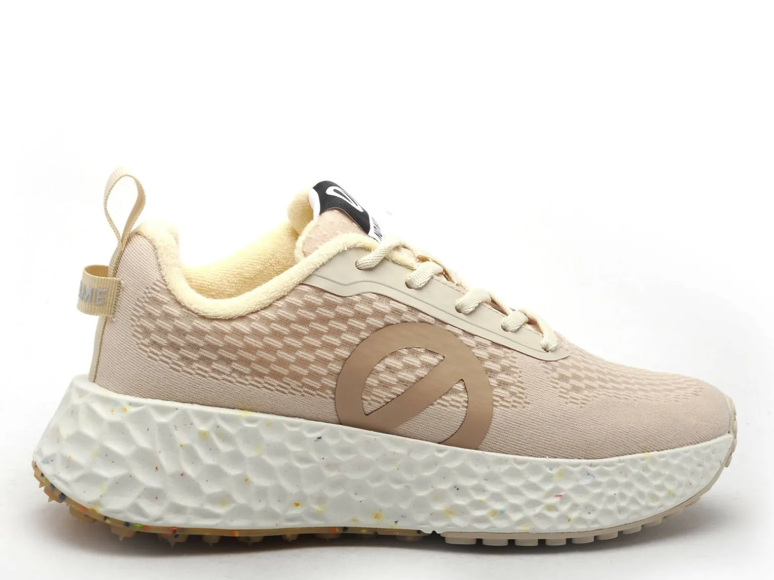 No Name CARTER FLY Beige Baskets Basses Femme