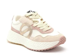 No Name CARTER JOGGER Rose Baskets Basses Femme