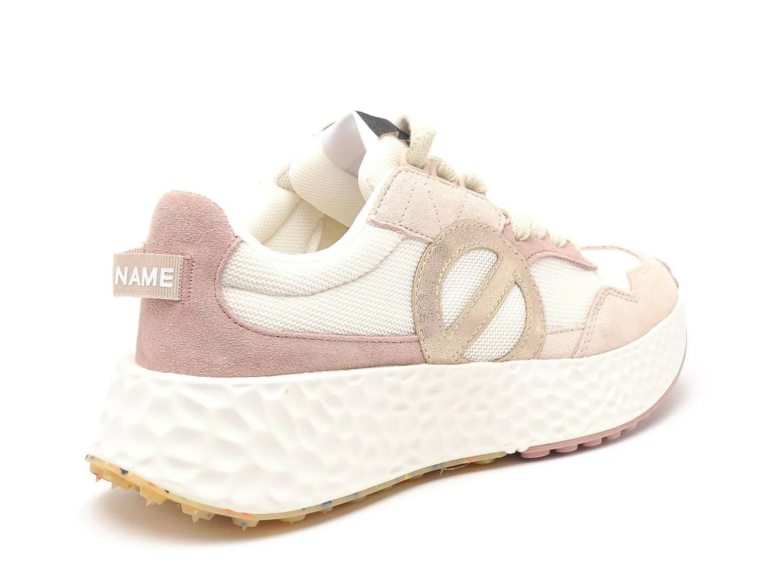 No Name CARTER JOGGER Rose Baskets Basses Femme