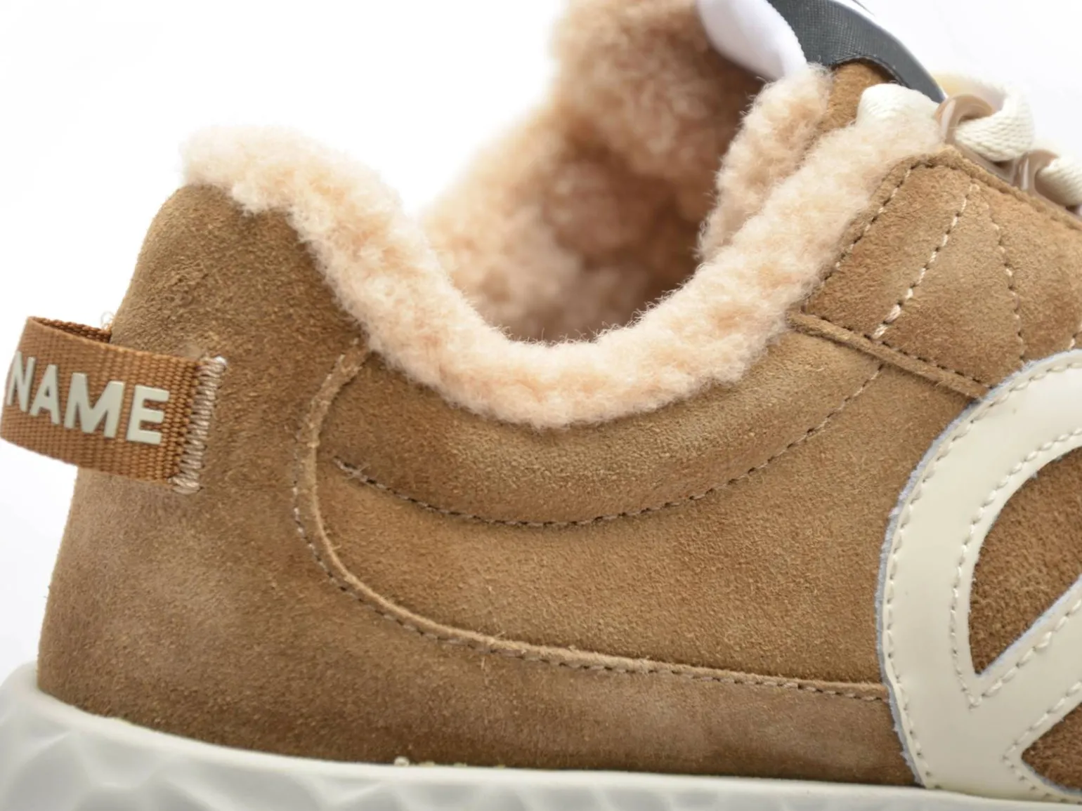 No Name CARTER JOGGER SUEDE Marron Baskets Basses Femme