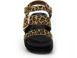 No Name JUNE ANKLE Marron Sandales Plates Femme