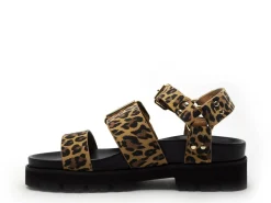 No Name JUNE ANKLE Marron Sandales Plates Femme