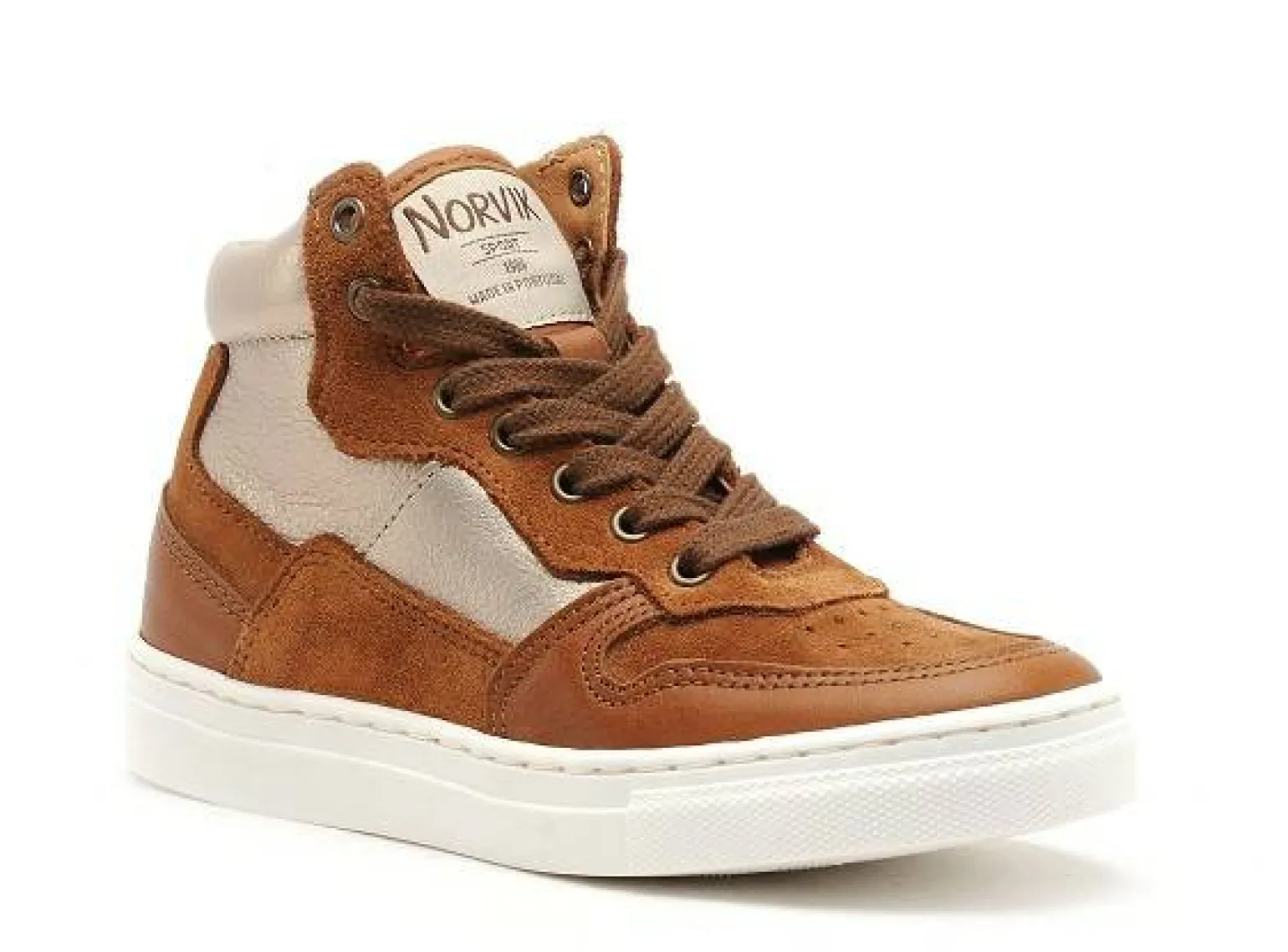 Norvik IRIS Marron Baskets Montantes Fille