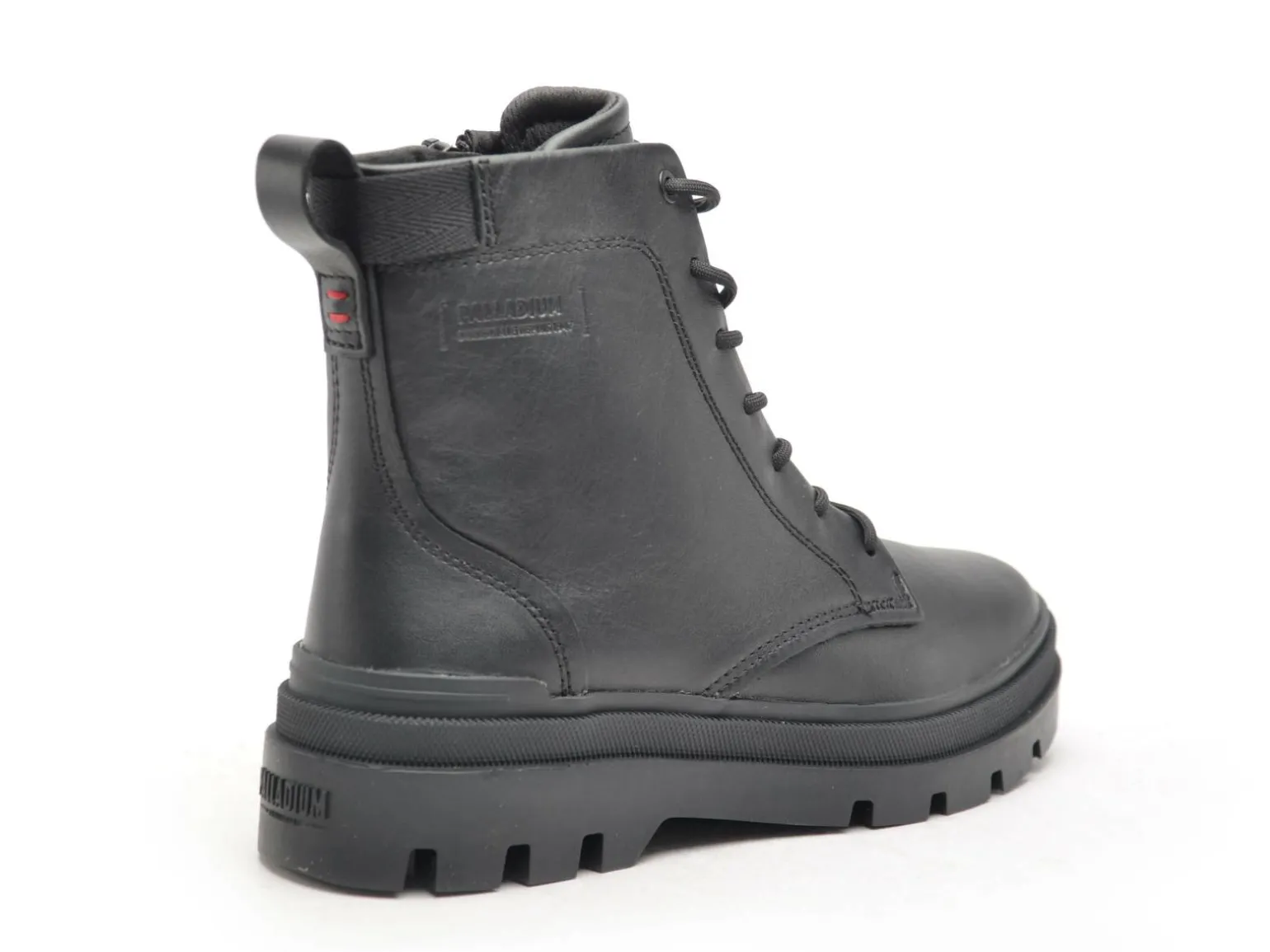 Palladium PALLAGRADE OFFICERL Noir Boots et Bottines Plates Femme