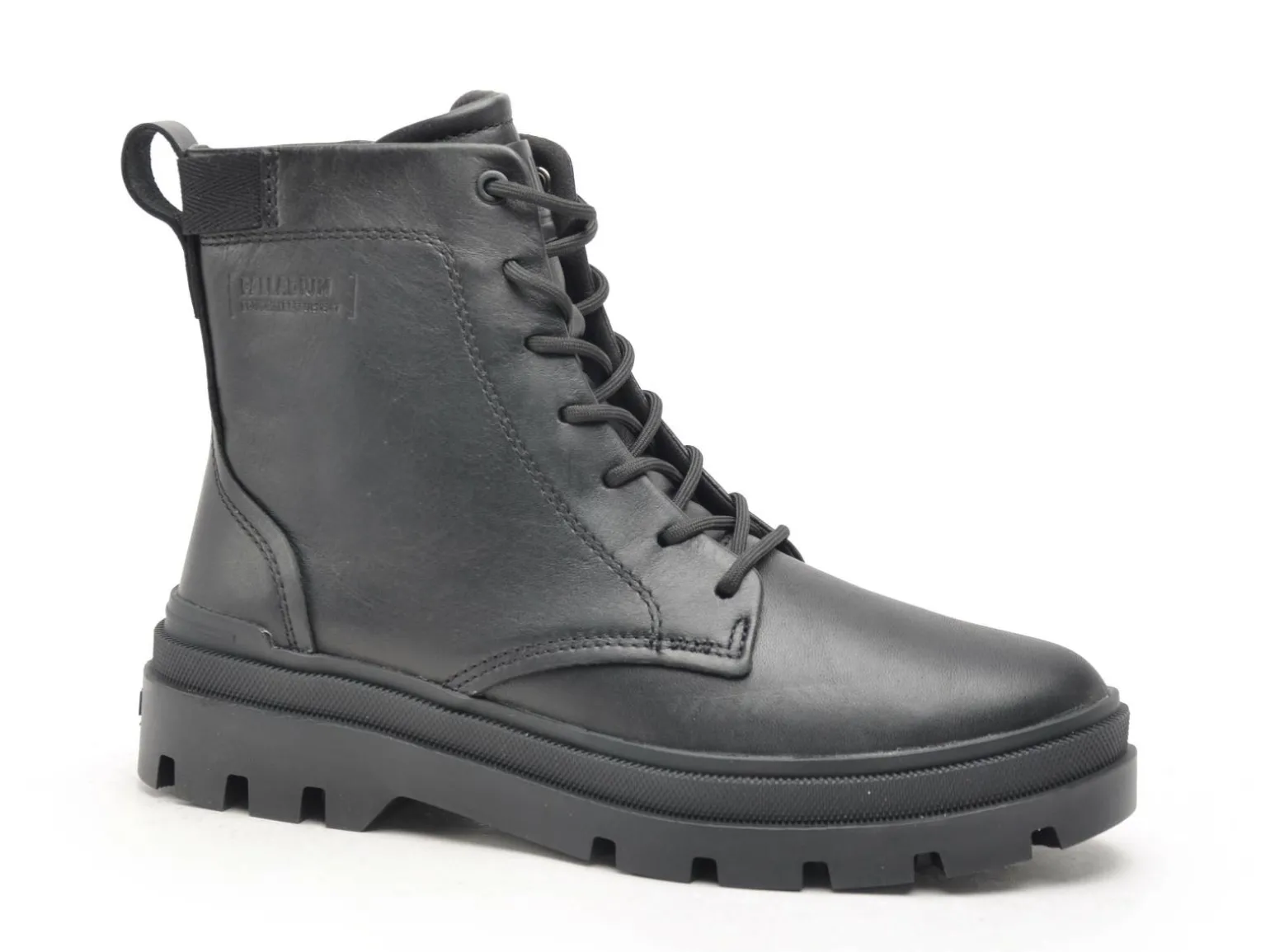 Palladium PALLAGRADE OFFICERL Noir Boots et Bottines Plates Femme