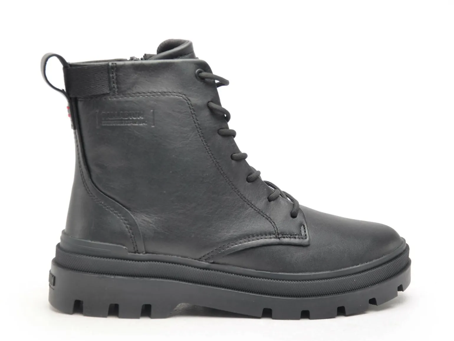 Palladium PALLAGRADE OFFICERL Noir Boots et Bottines Plates Femme